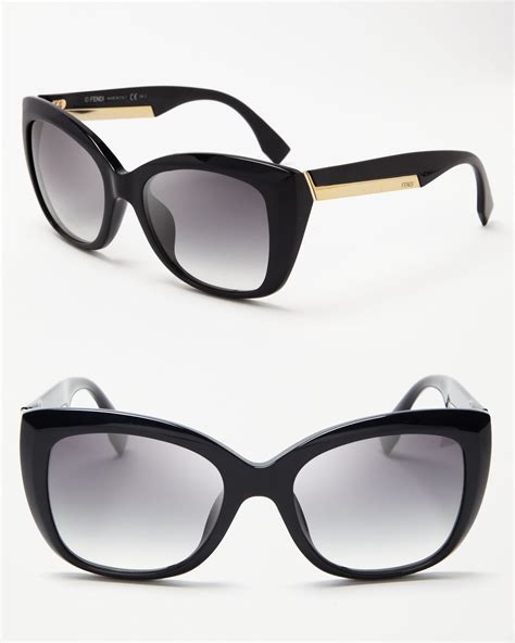 occhiali da sole fendi cat-eye|fendi oversized 56mm sunglasses.